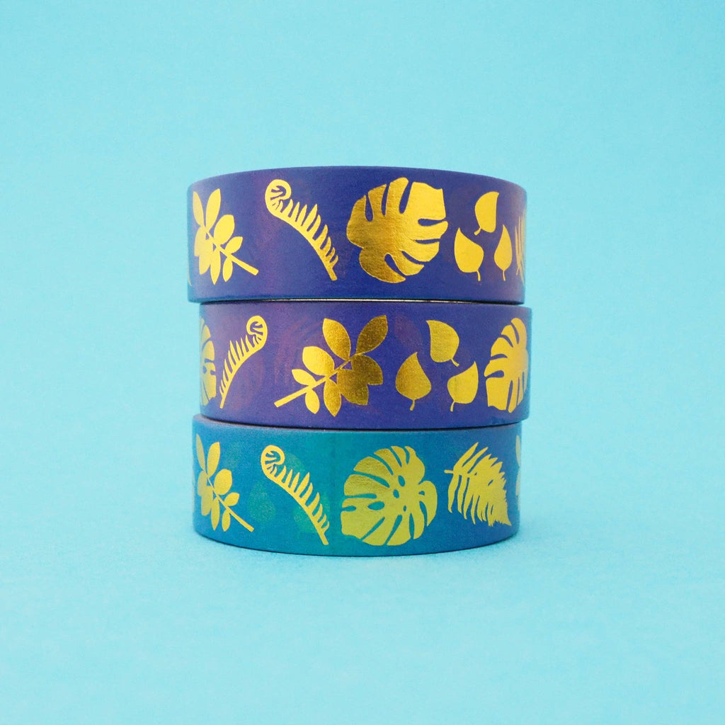 Plants Purple Washi Tape