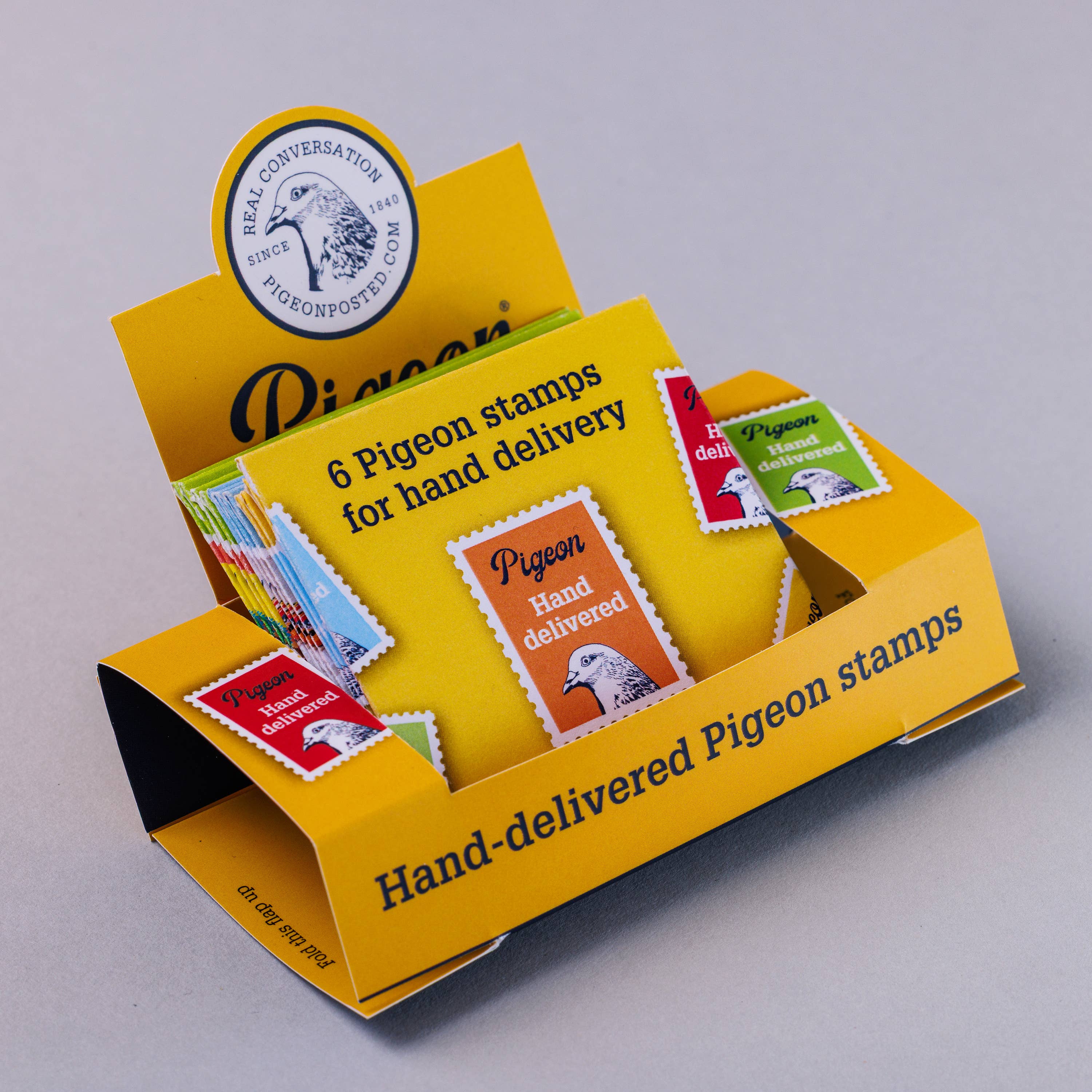 Pigeon Stamps | Set of 6 stamps for hand delivery