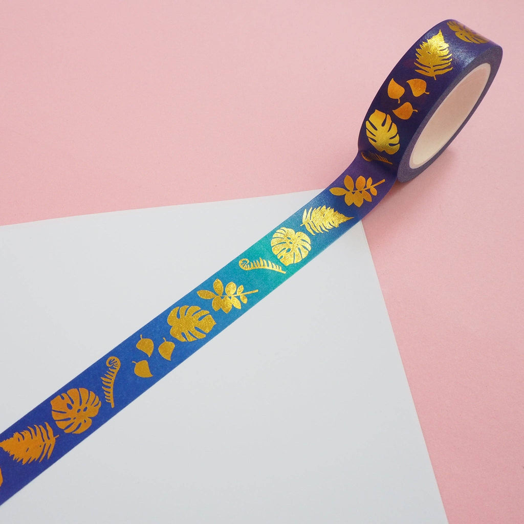 Plants Purple Washi Tape