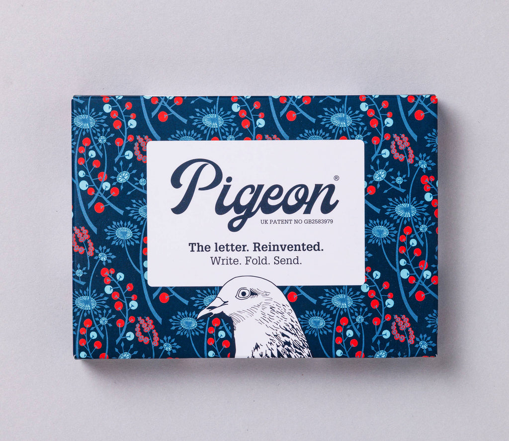 Hedgerow Pigeon, Folding Letter Set – Pack of 6 Letters