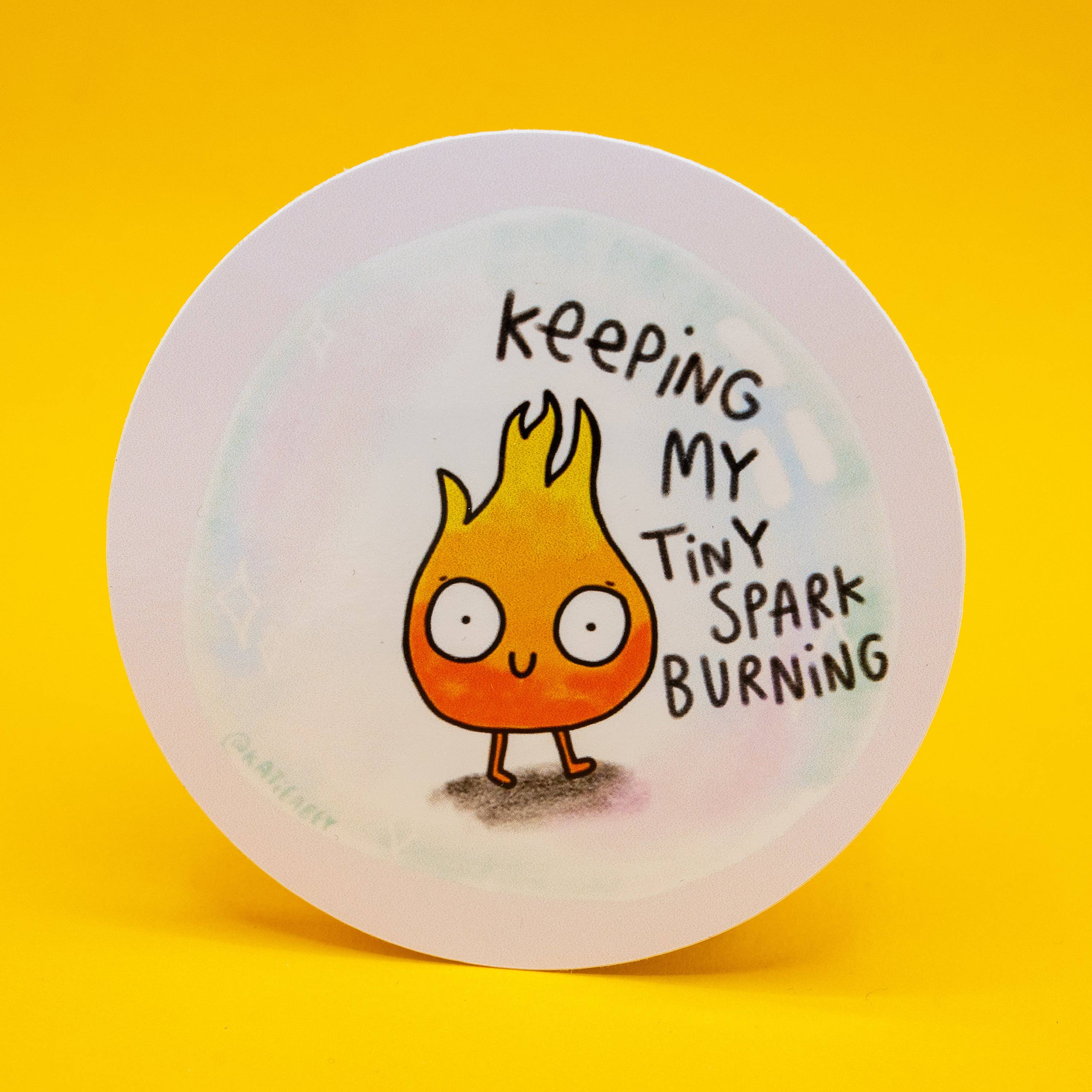 Keeping My Tiny Spark Burning Vinyl Stickers