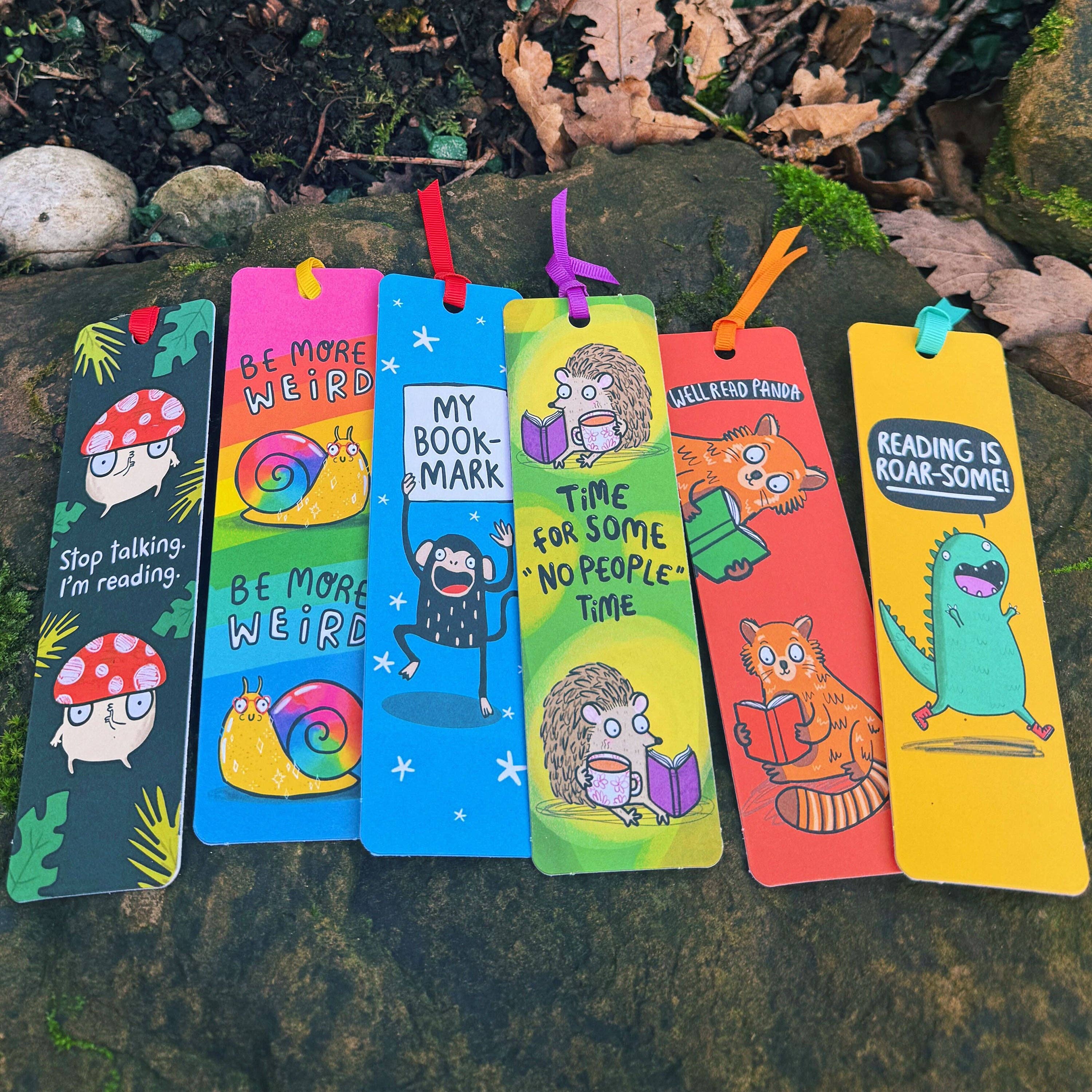 Be More Weird Snail Bookmark