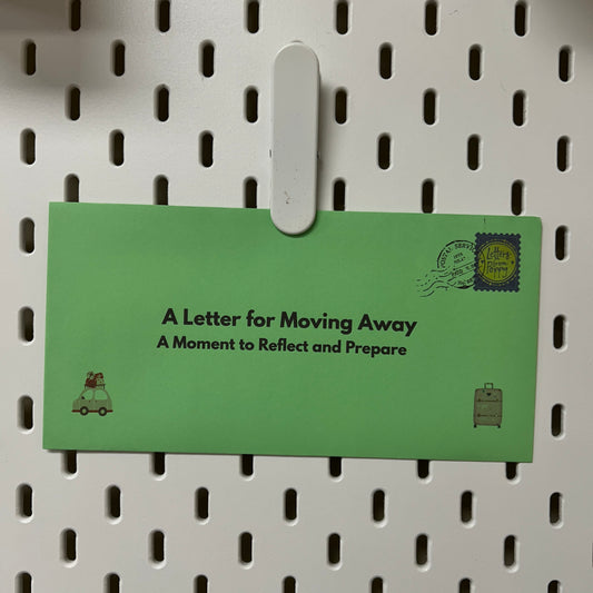 Moving Away Letter | Heartfelt Goodbye Gift for Life’s Big Moments