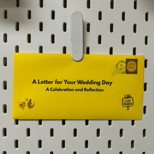 Wedding Day Letter | Meaningful Keepsake for Brides and Grooms