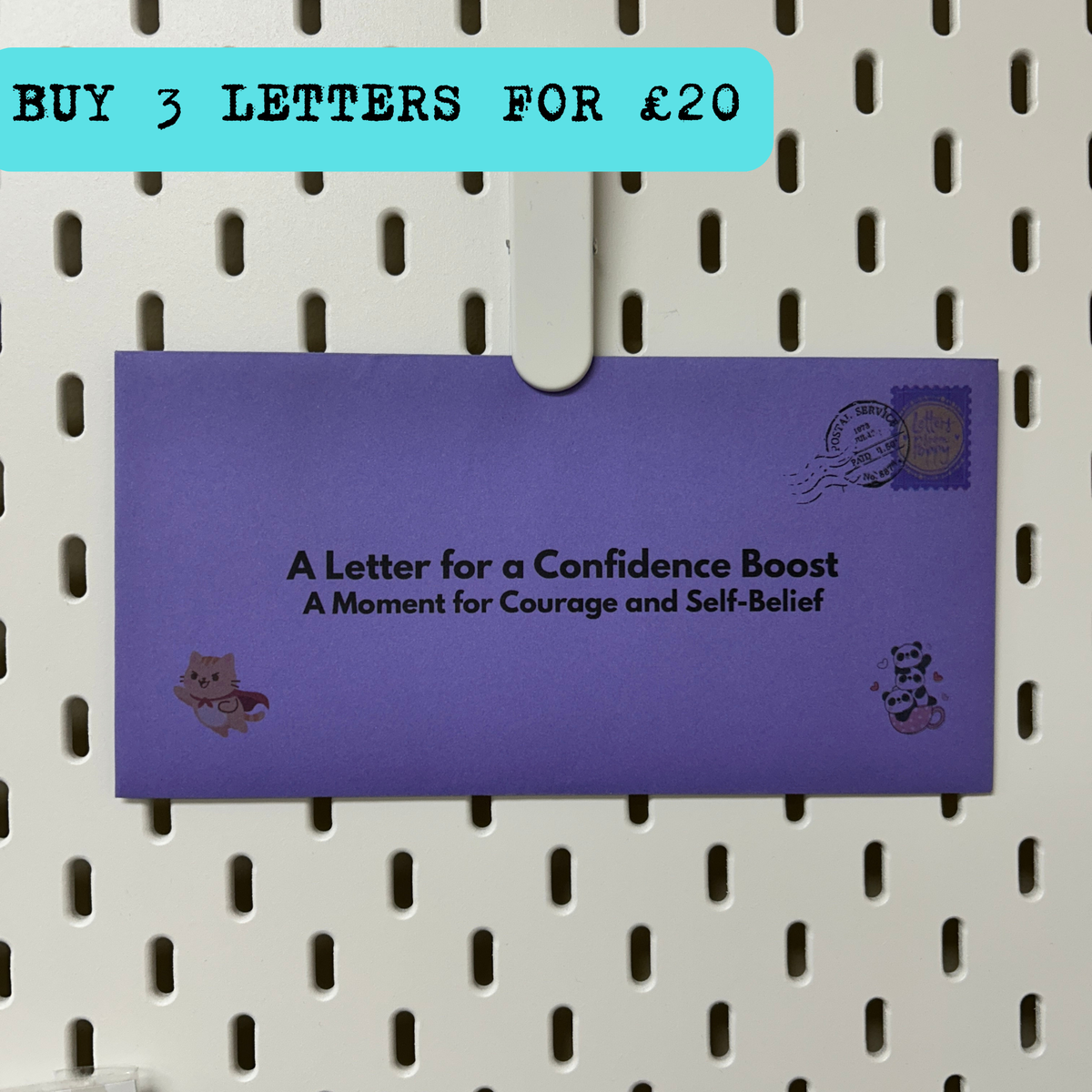 Confidence Boost Letter | Moment for Courage and Self-Belief