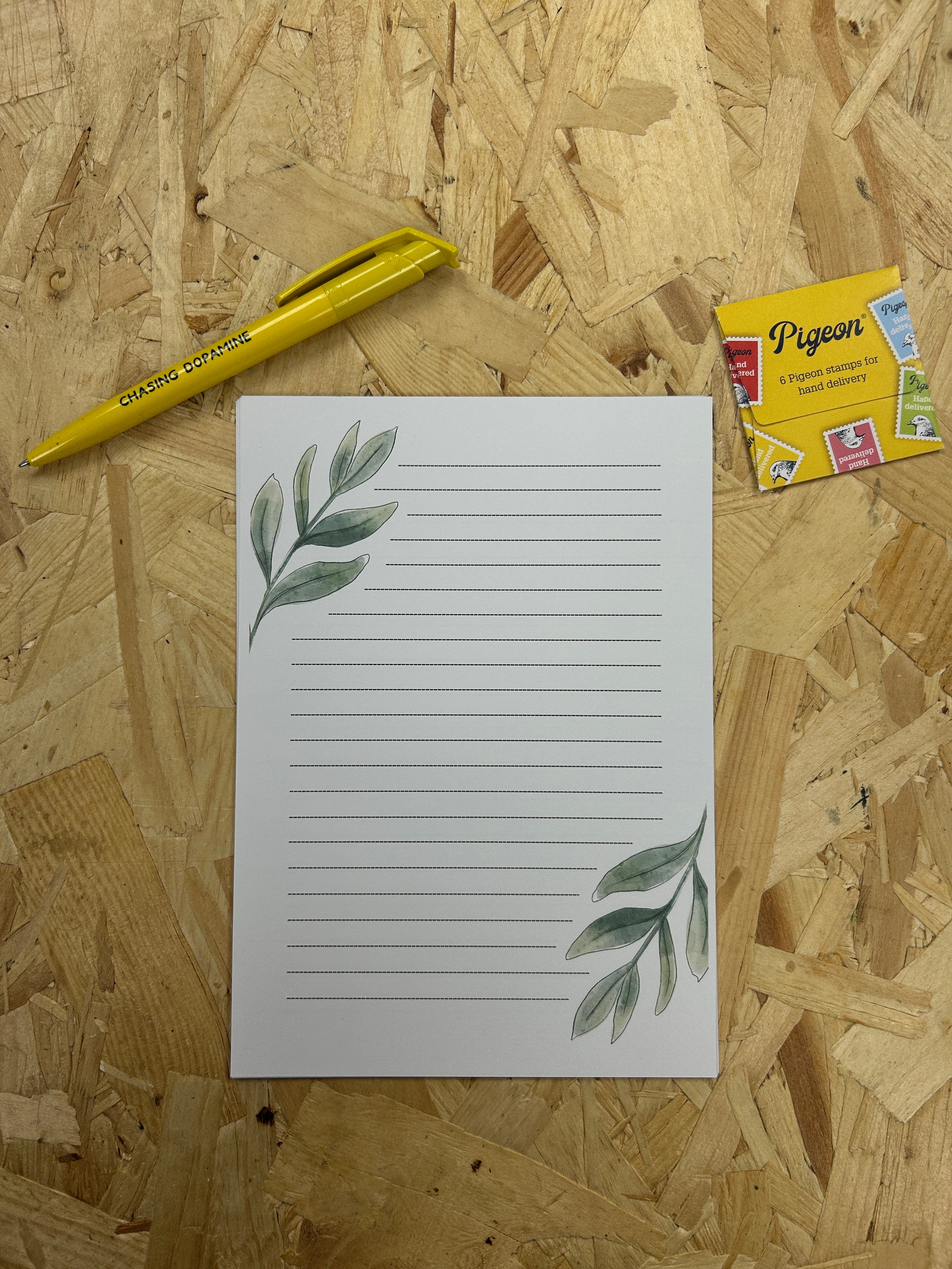A5 Letter Writing Paper - Set of 10 Sheets, Smooth White 100gsm