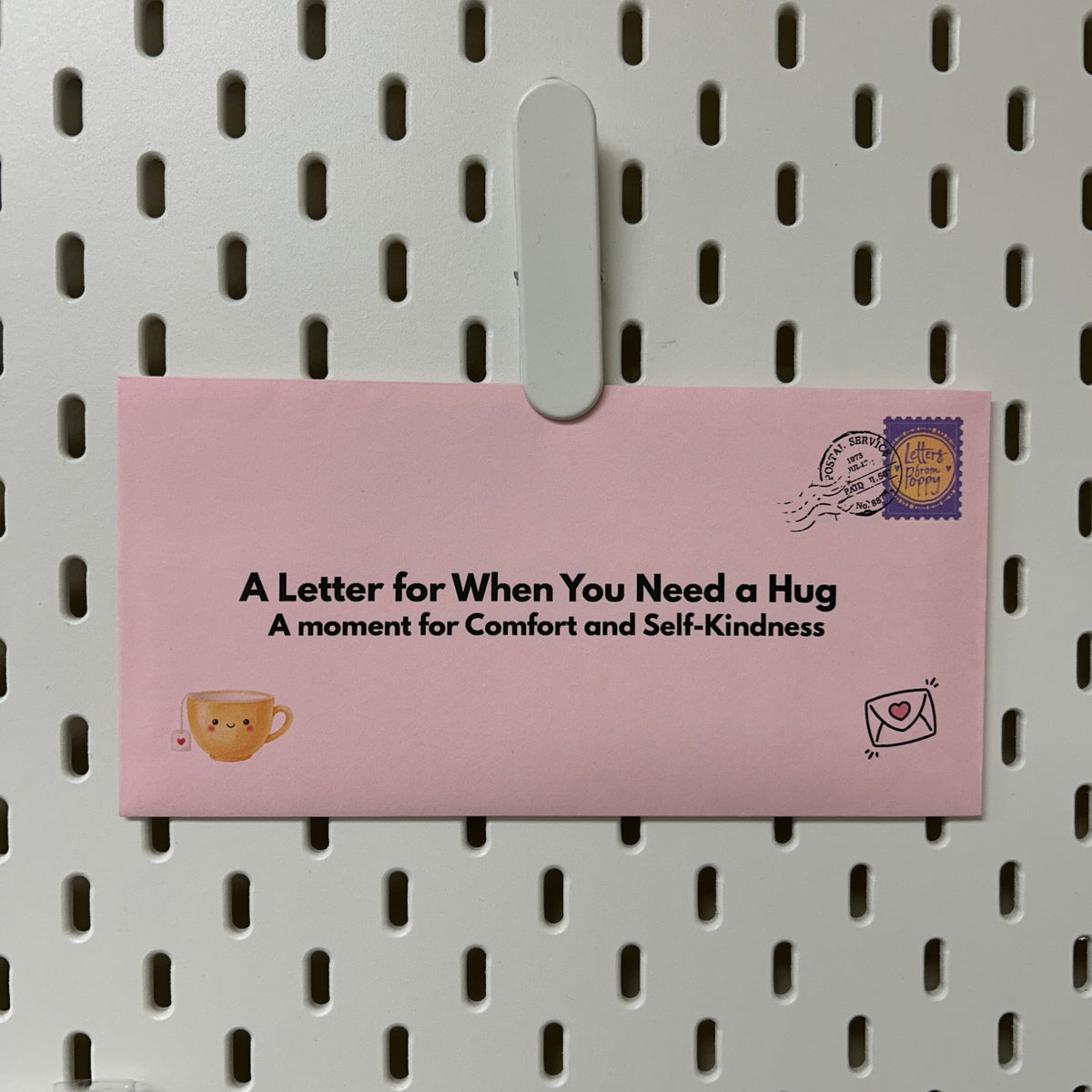 Need a Hug Letter | Moment for Comfort and Self-Kindness