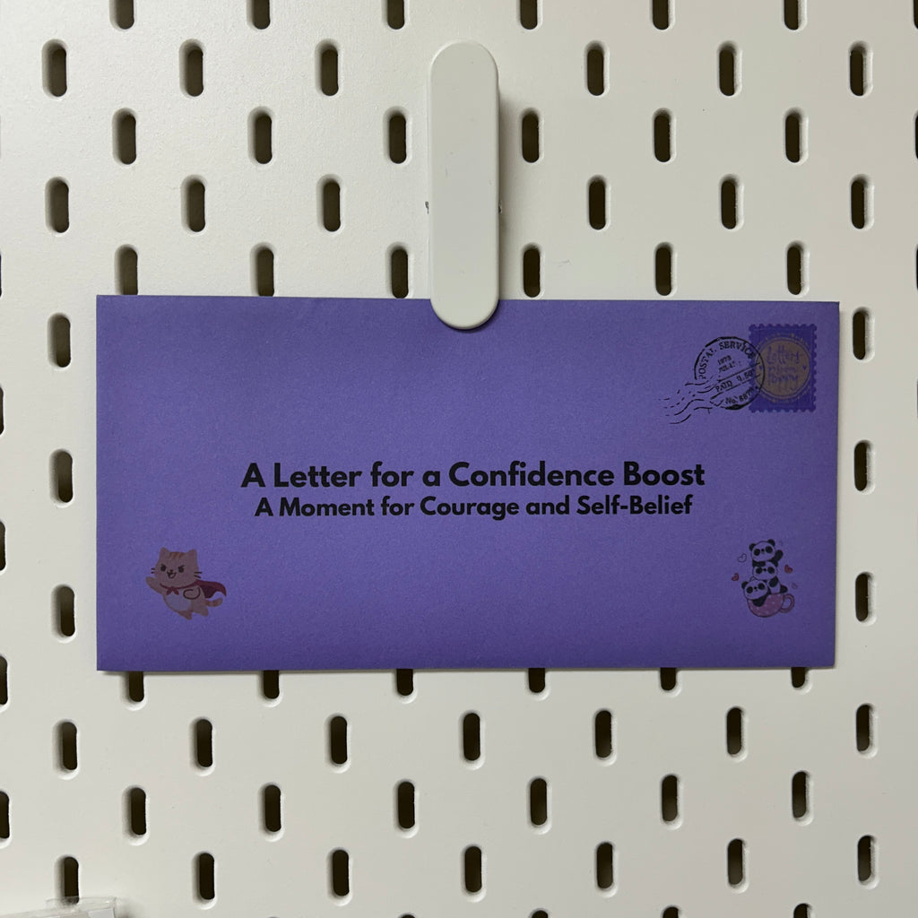 Confidence Boost Letter | Moment for Courage and Self-Belief