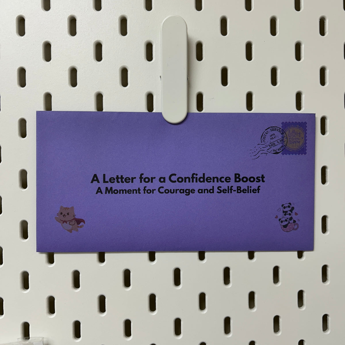 Confidence Boost Letter | Moment for Courage and Self-Belief