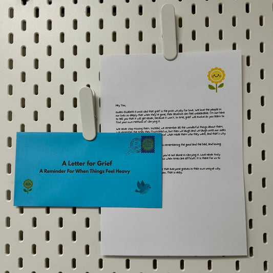 Grief Letter | Sympathy Gift Offering Comfort, Reflection & Support