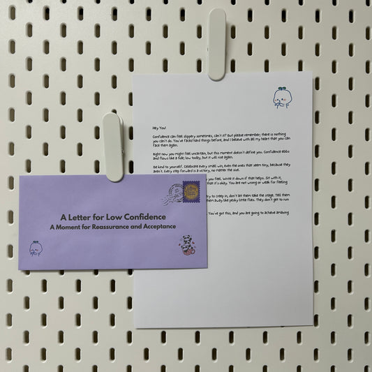 Low Confidence Letter | Reassurance and Acceptance