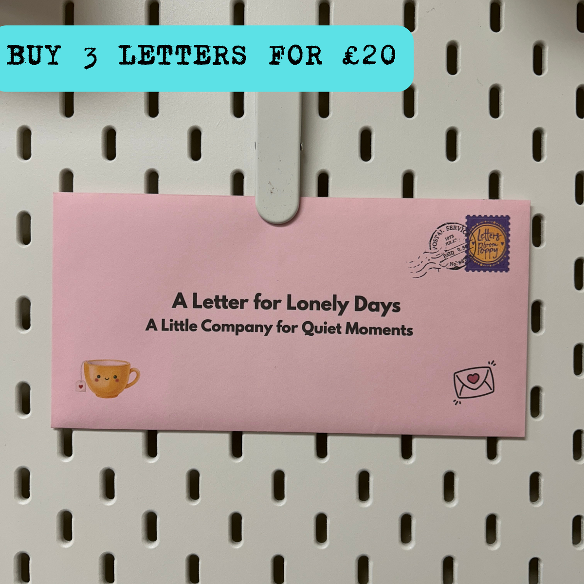 Lonely Days Letter | Company for Quiet Moments