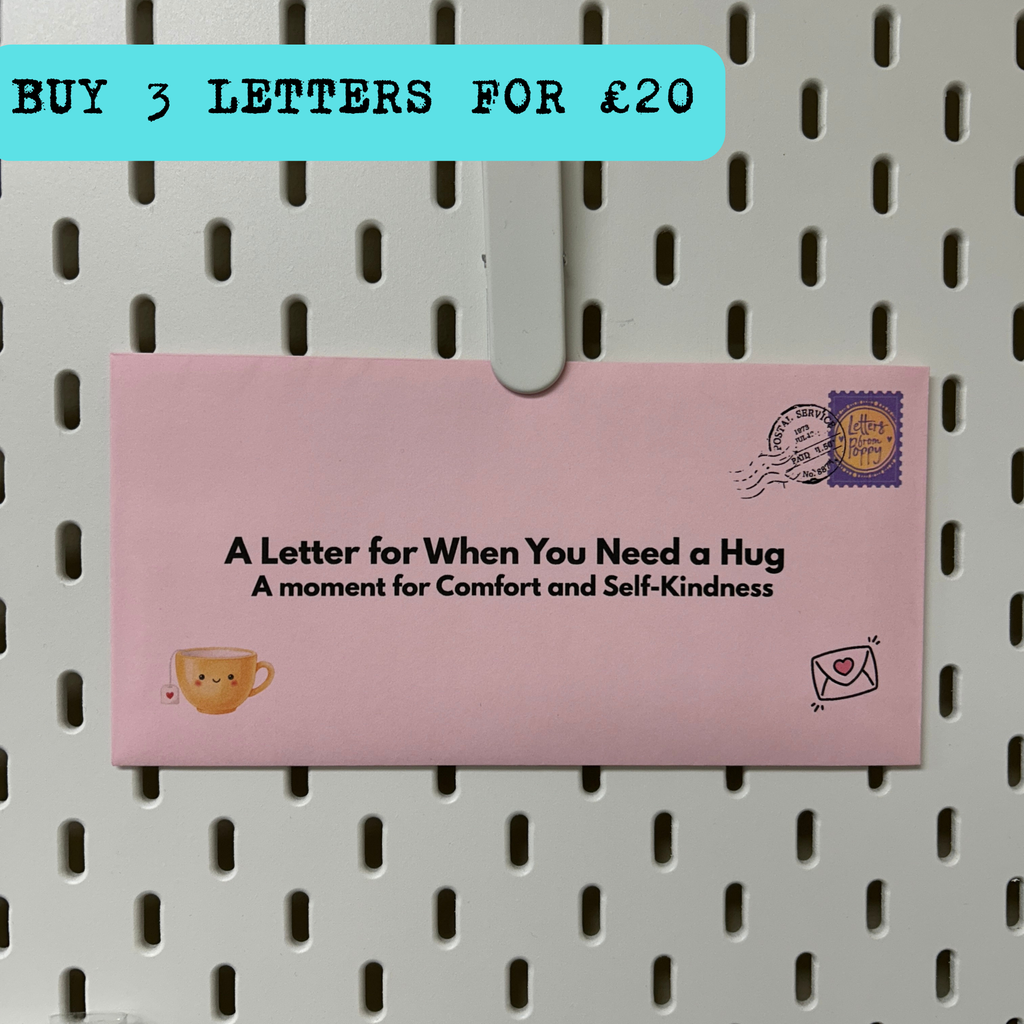 Need a Hug Letter | Moment for Comfort and Self-Kindness