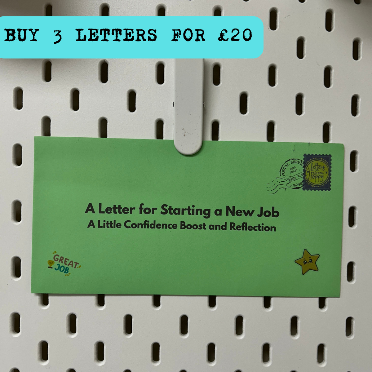 New Job Letter | Encouraging Gift for Career Change & Fresh Starts