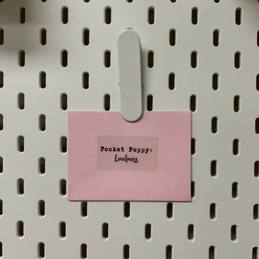 Loneliness Pocket Poppy | Mini Quick Fix Letter