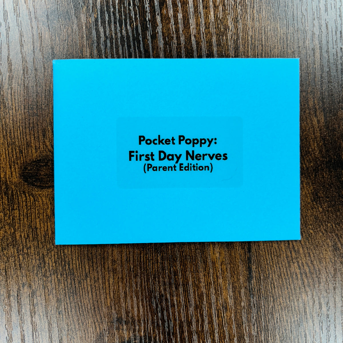 Pocket Poppy: First Day Nerves