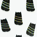 Glittery Black Cat Lights Eco Friendly Die Cut Sticker