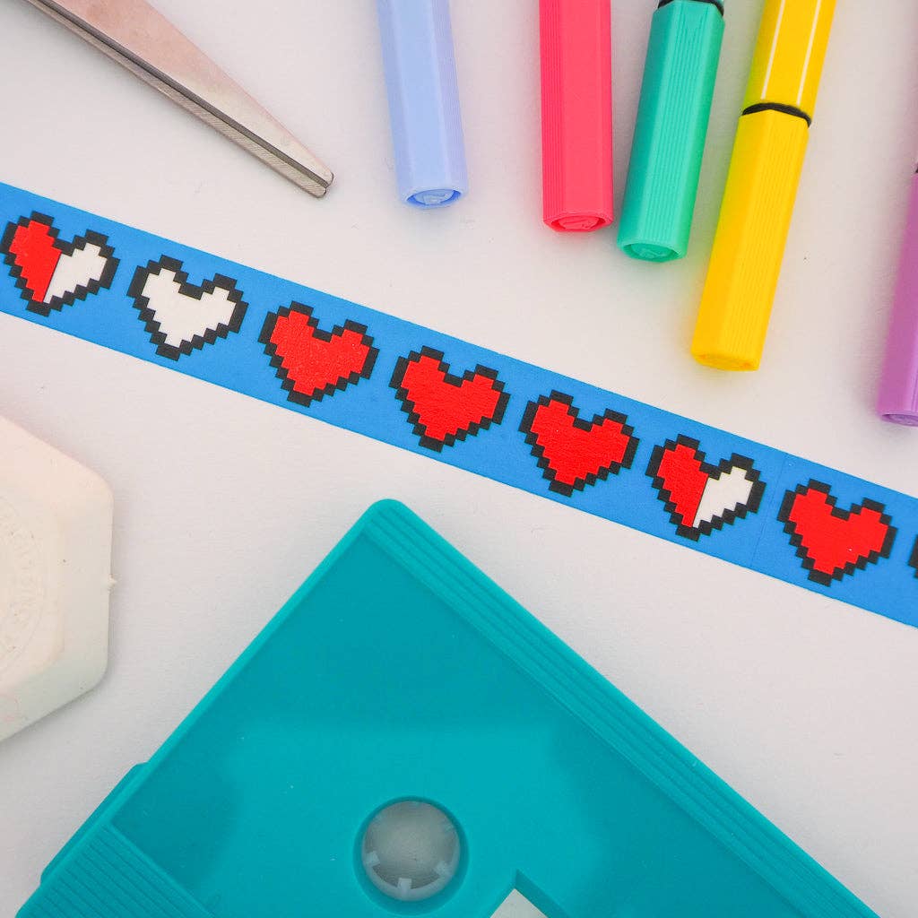 Pixel Heart Washi Tape