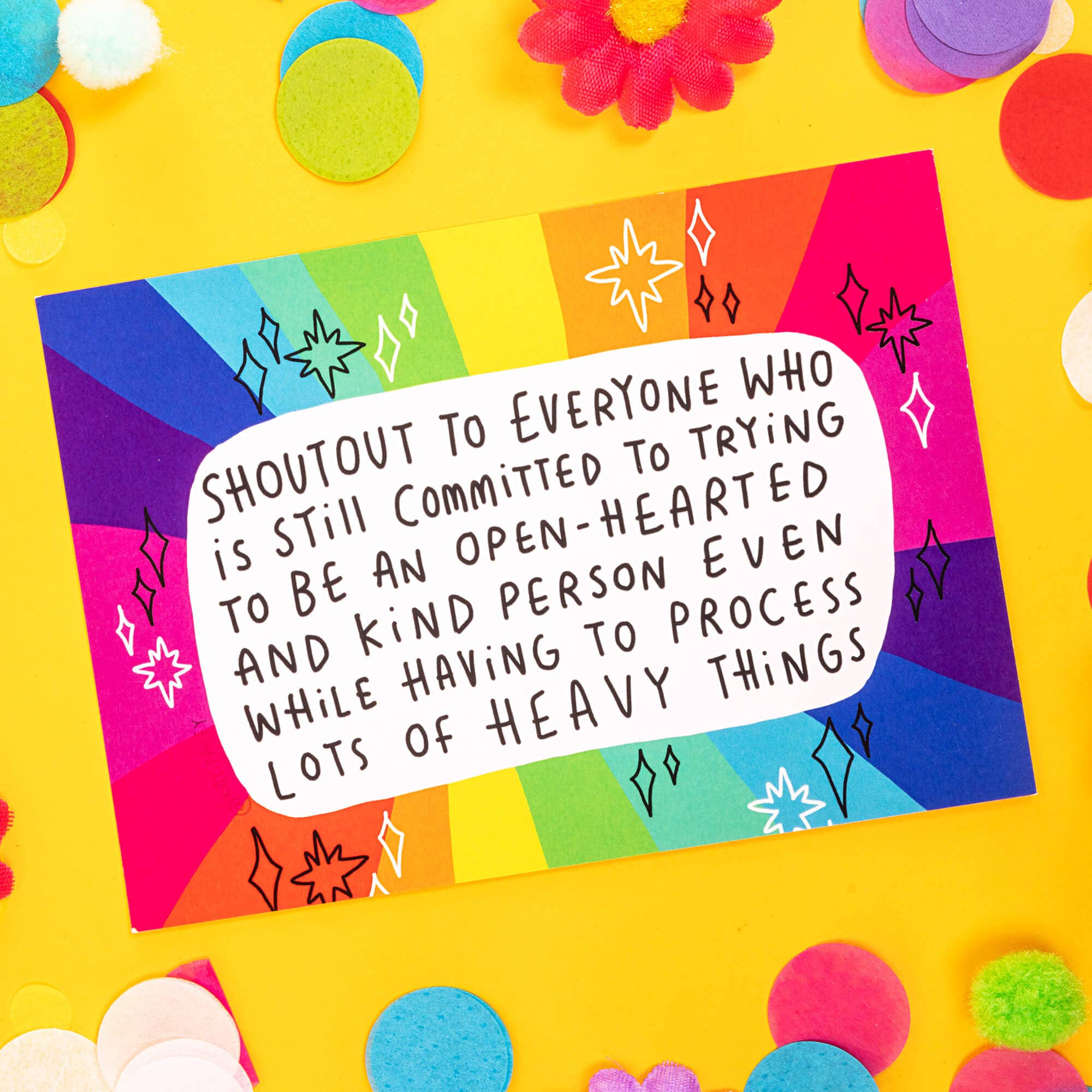 Shoutout To Everyone Kind Postcard