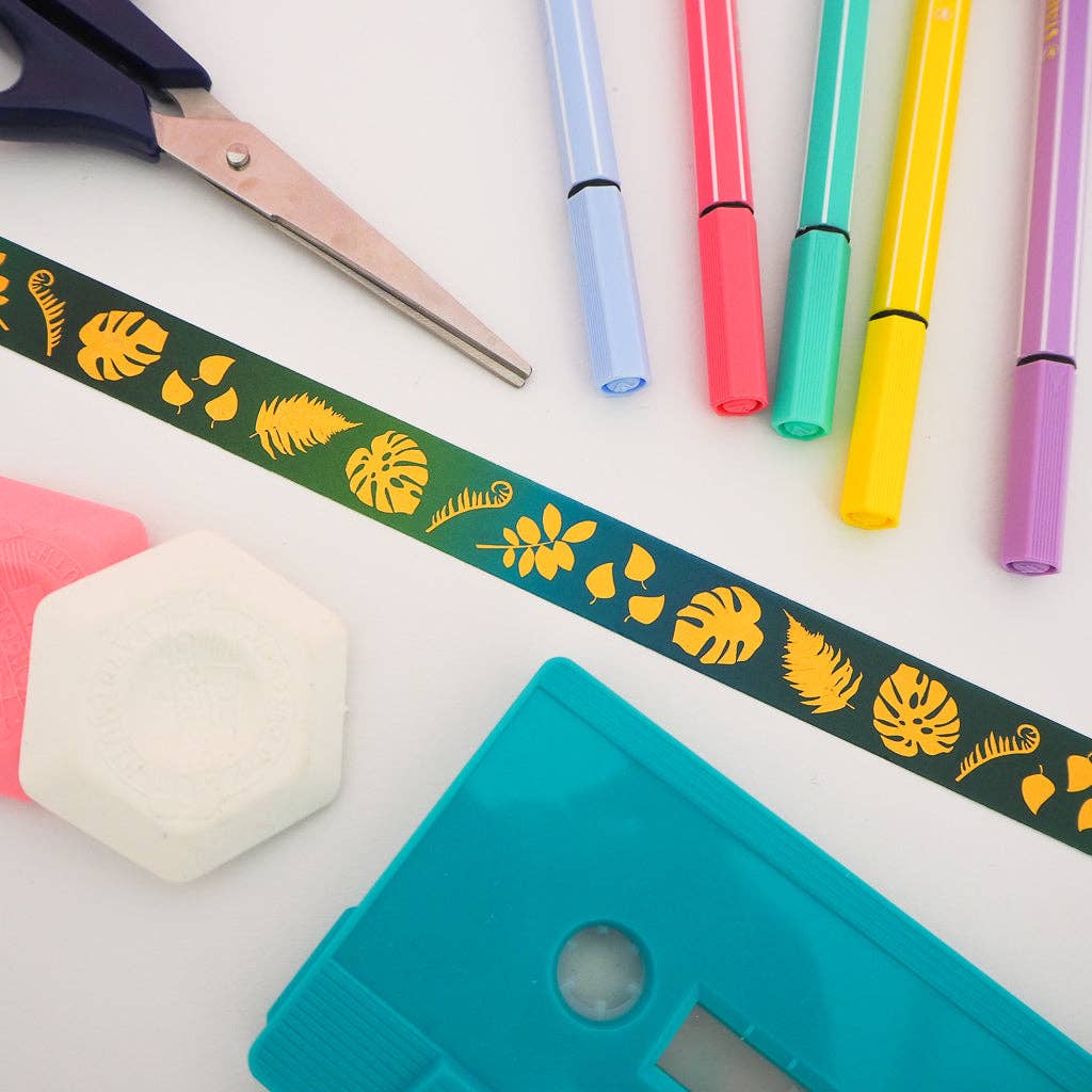 Plants Green Washi Tape