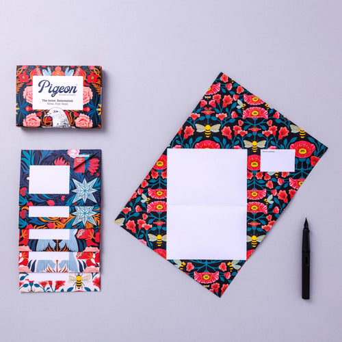 Bright & Beautiful Pigeon, Folding Letters, Pack of 6
